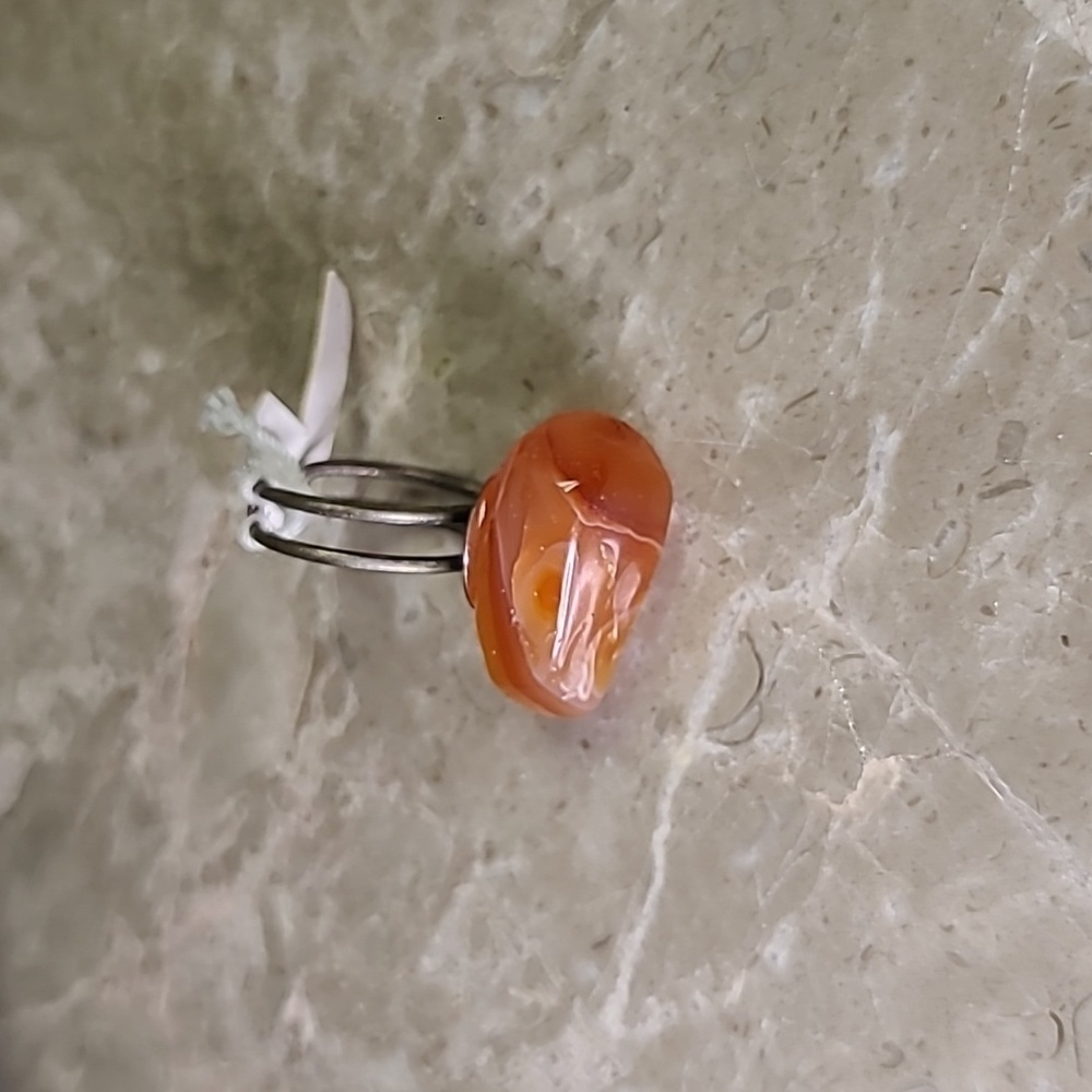 Agate ring size 6